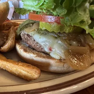Green Chile Burger