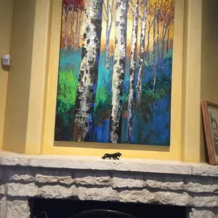Painting by Ralph Richards .