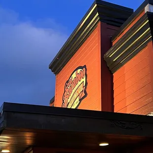 the outside of the building