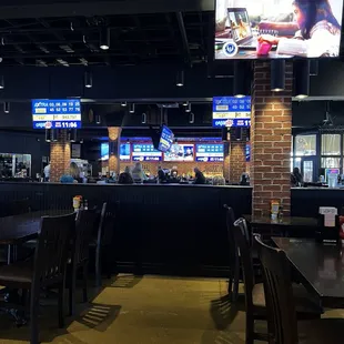 Inside seating area