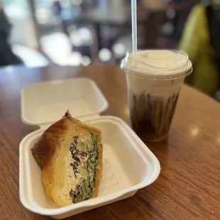 Greek Artichoke Quiche &amp; Maple Spice Cold Brew