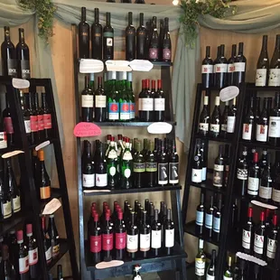 We have fine wines from all over the world.