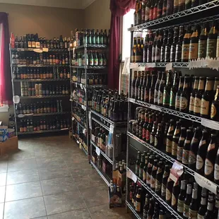 We have over 200 craft beers on hand.