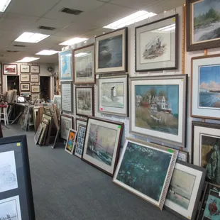 100's of framed and unframed prints available. Dealers for P. Buckley Moss, John Barber, Casey Holtzinger and many more!