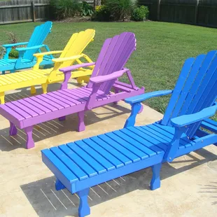 Colorful &amp; sturdy outdoor furniture