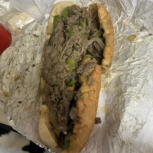 Philly cheese steak sub