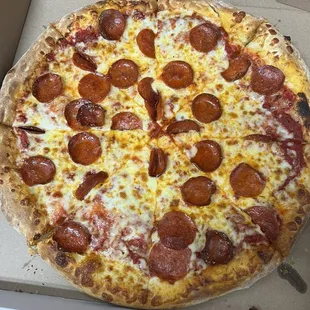 Pepperoni pizza