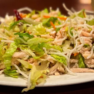 Chinese Chicken Salad (we get extra ginger)