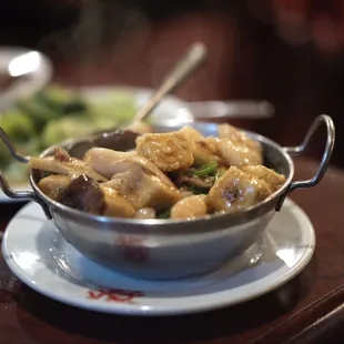 Seafood and tofu casserole