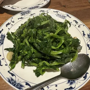 Sauteed Snow Pea Leaves