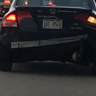Nice delivery car. That can&apos;t be safe.