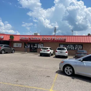 cars parked in a parking lot