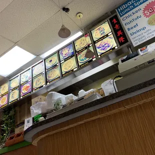 These super faded menu signs - unbelievable smh