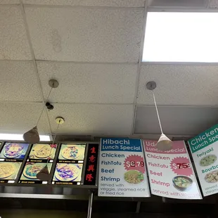 These super faded menu signs - unbelievable smh