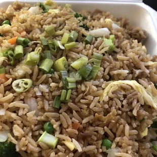 Veggie fried rice- so soft and fresh 10/10