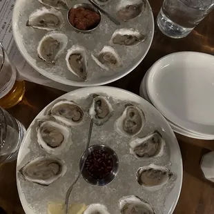 oysters and mussels, food, shellfish, mussels, oysters