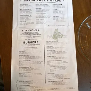 Menus