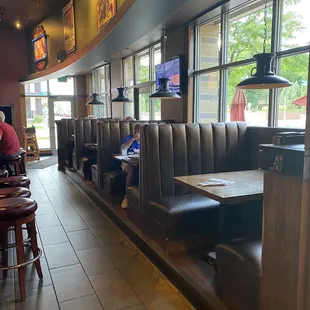 Indoor dining area