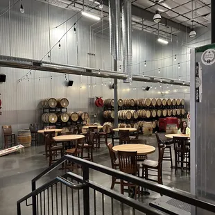 the inside of a brewery