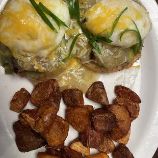 Green Chili Benedict
