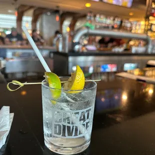 Delayed flights mean Tito's and soda.