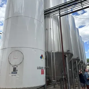 That's some big tanks of beer