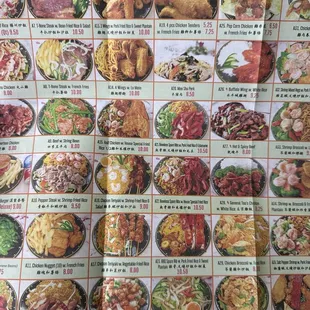 menu, ramen and noodles