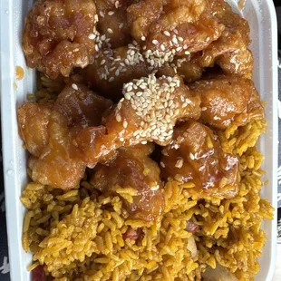 Combo C15. Sesame Chicken Combo