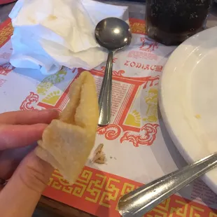 This is NOT a cream cheese wonton... very disappointed...