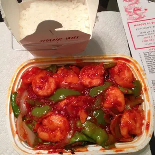 Hot and Spicy Shrimp menu item H12