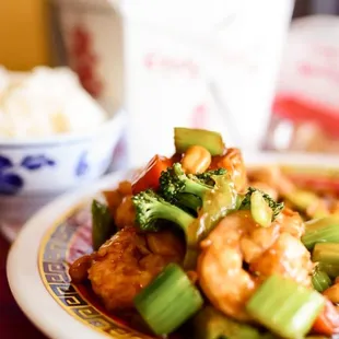 a plate of food