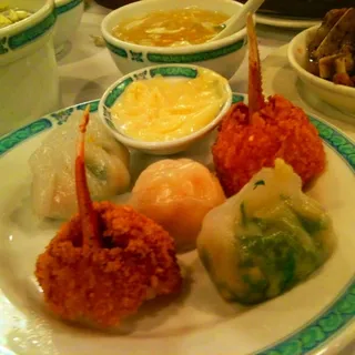 Cilantro Shrimp Dumplings