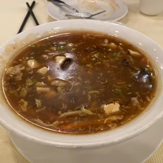 24. Shredded Pork with Hot and Sour Bean Cake Soup
