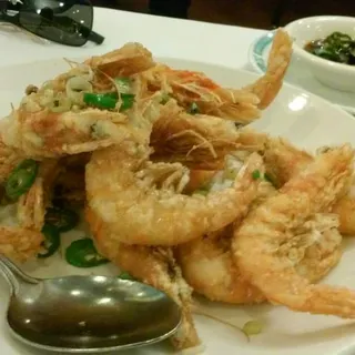 34. Salt and Pepper Prawns