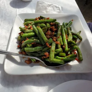 95. Spiced Dry Braised String Beans with Minced Pork
