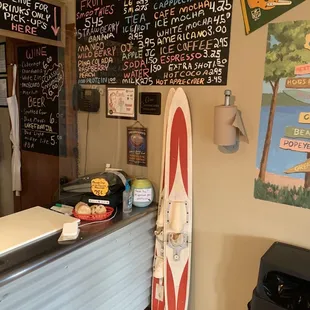 Drink menu
