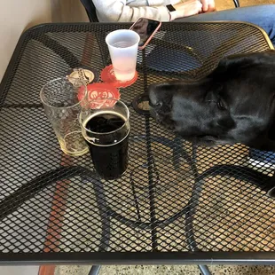 Just one sip... please dad?!