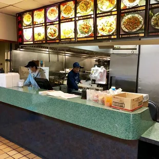 sushi and sashimi, interior