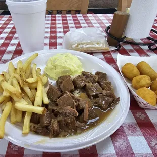 Stew beef with rice