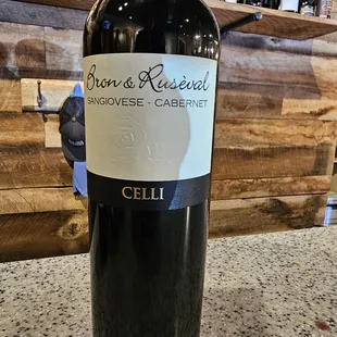 Cab-Sangiovese Front label