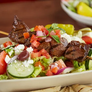 a bowl of salad