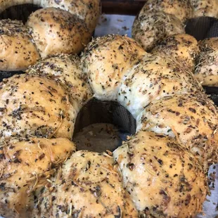 Herb Parmesan Pull Apart Bread