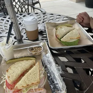 Baja chipotle turkey and The Italian Sandwich