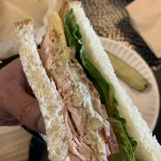 Smoked Turkey Goddess Sandwich