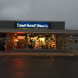 Early morning front of store