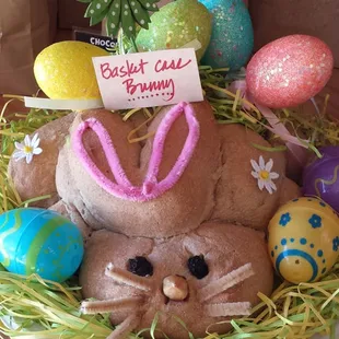 Get an Easter Hunny Bunny! Outfit not included!  Same size as a regular loaf of bread here.