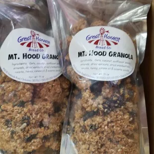 Mt. Hood Granola. Also have Clackamas Granola.