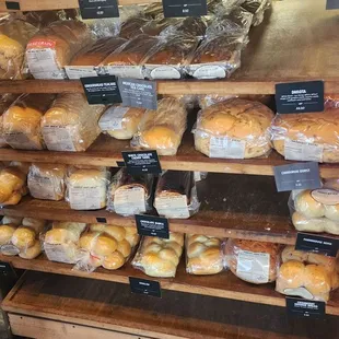A few breads on display
