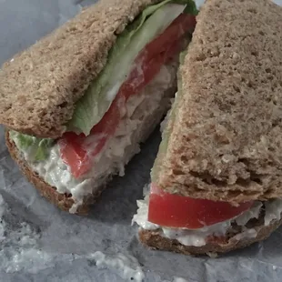 Chicken salad on 9 Grain? Yes please!