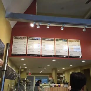 Menu and ordering zone.